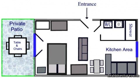 Floor Plan | Paris Studio Apartment Close to Eiffel Tower | Image #6/6 | 