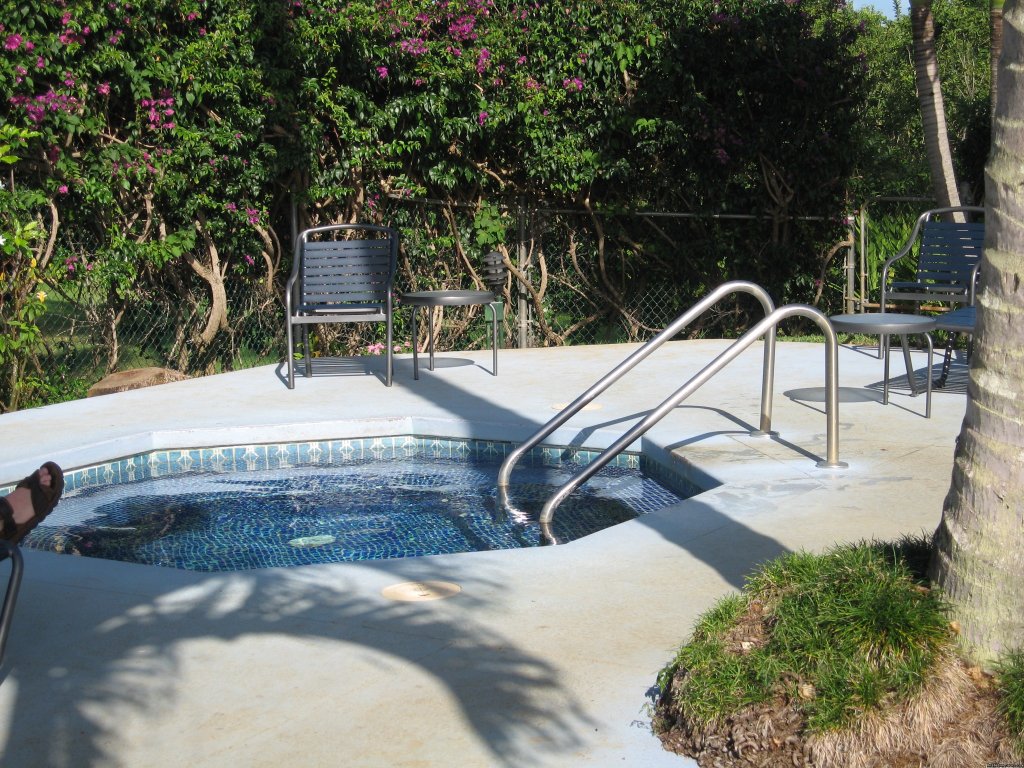 Adult Jacuzzi | Cliff's Honeymoon Condo Princeville, Kauai, Hawaii | Image #14/23 | 