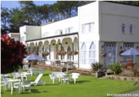 hotel Verandah and lawns | Langstone Cliff Hotel, Dawlish Warren, Dawlish | Image #3/21 | 