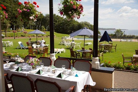 View from the verandah at the Langstone Cliff Hotel,Dawlish | Langstone Cliff Hotel, Dawlish Warren, Dawlish | Image #5/21 | 