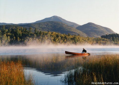 Canoeing on Lake Placid