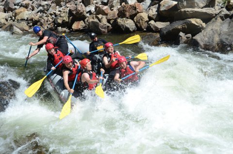 Battling Rapids - Clear Creek