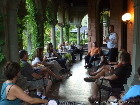 First Friday Wine Tasting on the Veranda