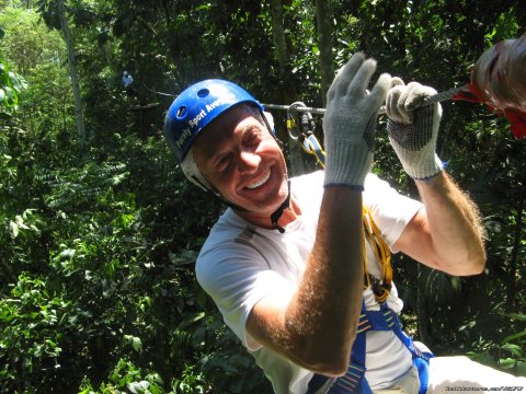 Zip-lining Brazil