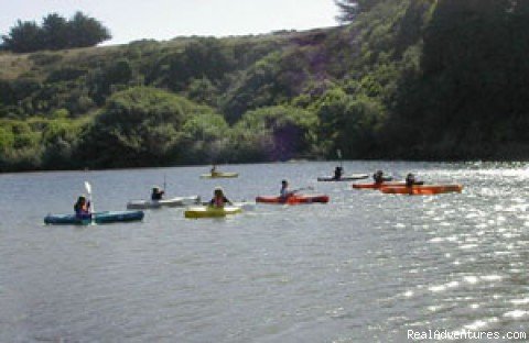 Kayakers at Mill Bend