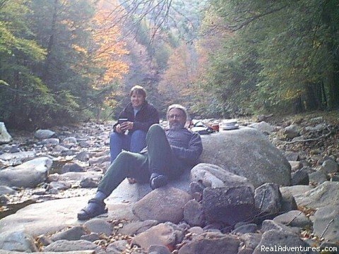 The perfect after-dinner boulder | New River Llama Treks | Image #4/4 | 