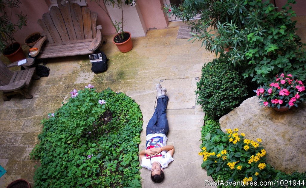 Relax in the second garden | Hostel Ruthensteiner | Vienna, Austria | Youth Hostels | Image #1/8 | 