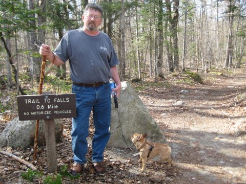 Hiking to Moxie Falls