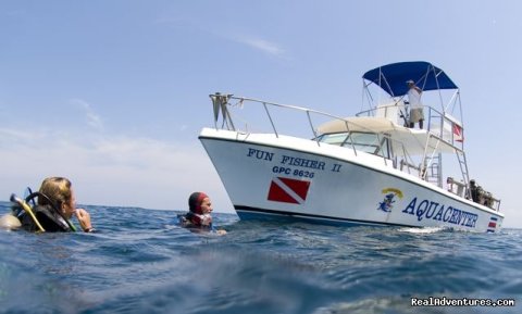 One of three custom dive boats