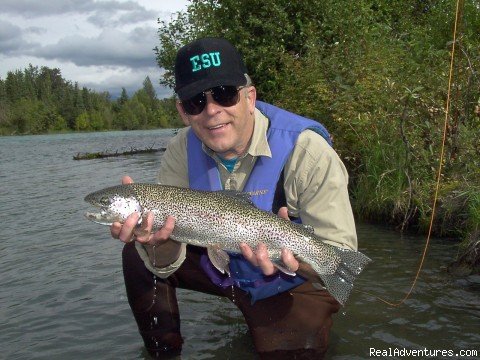 A Trophy Rainbow Trout