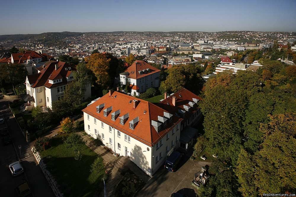 bird's eye view of Hostel Stuttgart | Jugendgaestehaus - charming hostel in Stuttgart | Stuttgart, Germany | Youth Hostels | Image #1/22 | 