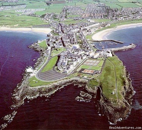 Air view of Portrush | Aaranmore B&B Accommodation, Portrush Nr Ireland. | Image #3/4 | 