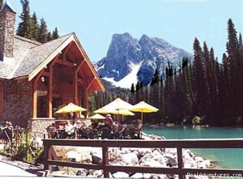 Sun deck on Emerald Lake | Canadian Rockies: Banff & Yoho National Parks | Image #6/6 | 