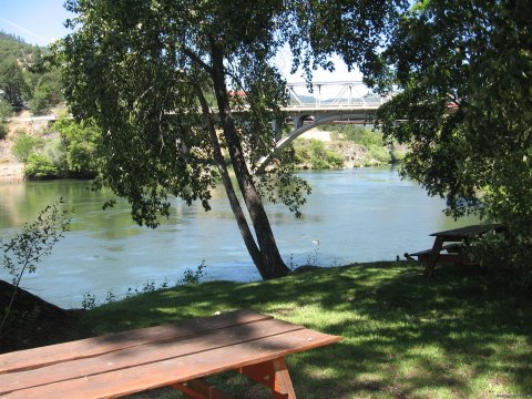 Our riverside park in Gold Hill, OR