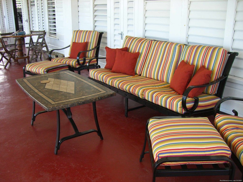 Veranda Setting Facing the Sea | Llantrissant - A Negril Beachhouse | Image #10/26 | 