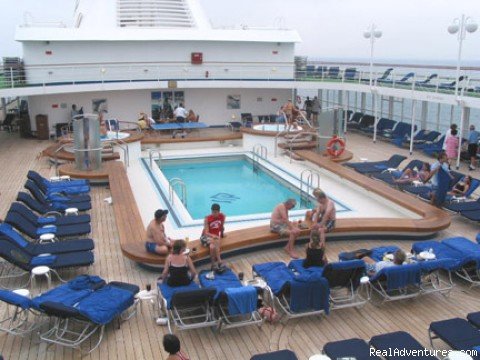 SilverWhisper swimming pool | Cruising on Silversea Silver Whisper | Image #3/9 | 