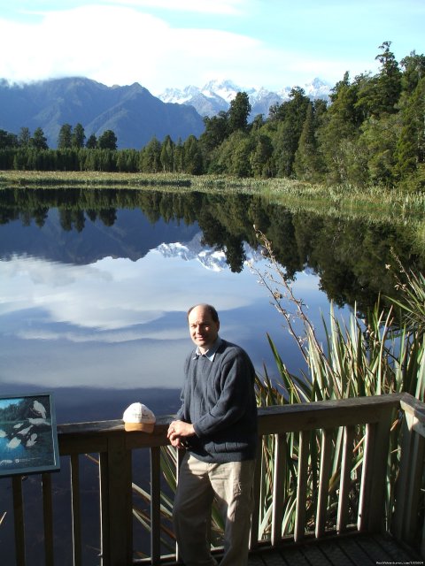 Robert at Lake Matheson