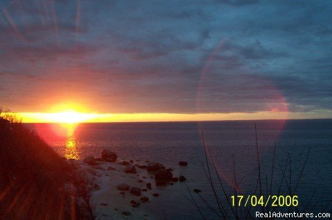 Rocky Point Beach Sunset near Greenport, NY