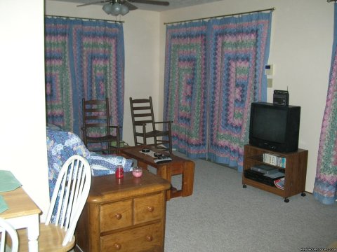 Living Room w/ Satellite TV/VCR/DVD