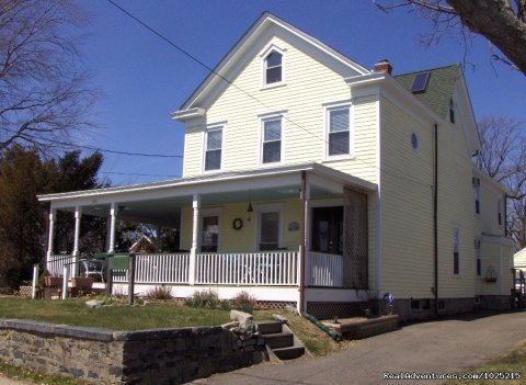 The front of the house