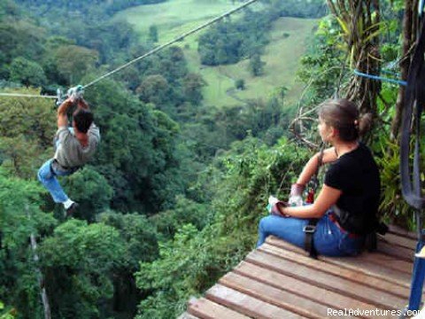 Tree Top Canopy Tour In Costa Rica