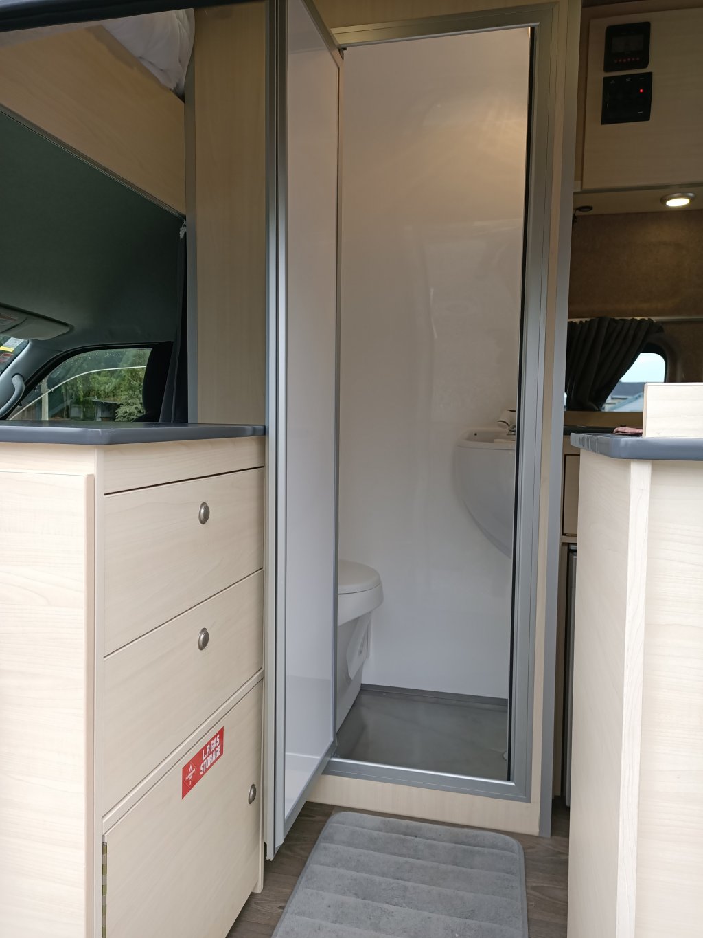 Shower & Toilet | Affordable Campervan Hire & Campasouth Rentals | Image #4/5 | 