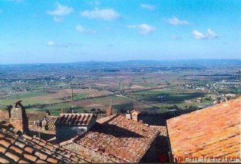 A view from Casa Beata | Casa Beata - Cortona, Italy | Image #2/2 | 