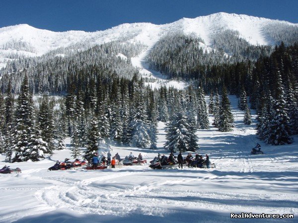 BBQ at Findell Slides | Rich Ranch Winter Snowmobiling Adventures | Image #11/15 | 