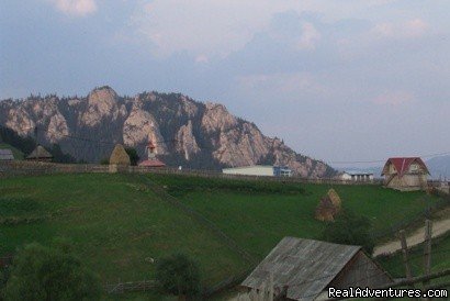 Remote village in the mountains 