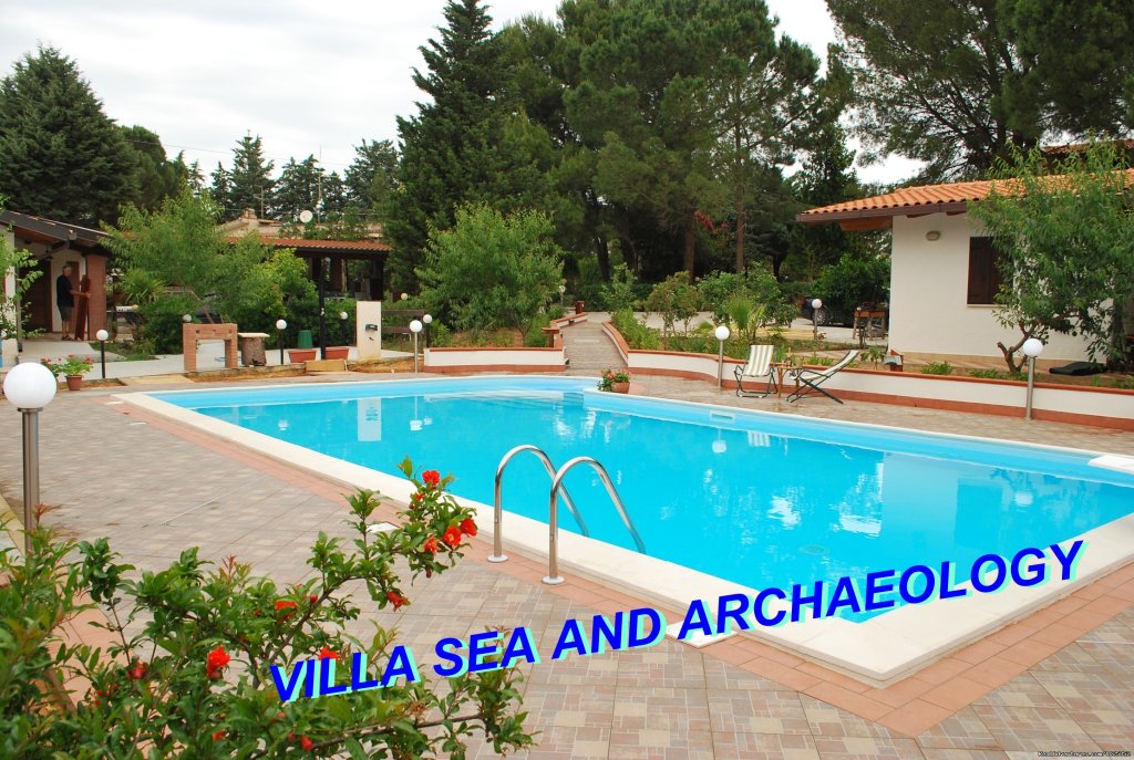 Swimming pool, Salted Water, Natural (No chemical) chlore. | House in Palermo Villa Imperato, sea & archaeology | Balestrate, Italy | Vacation Rentals | Image #1/18 | 