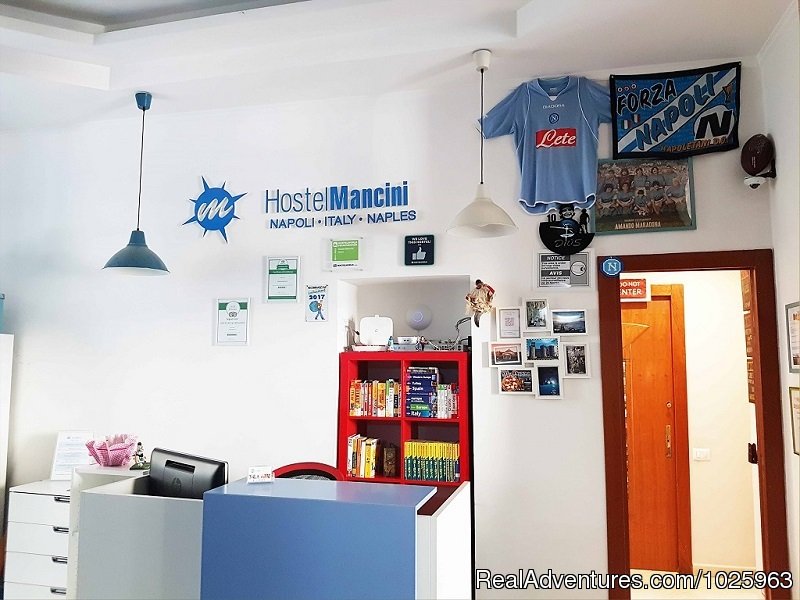 Reception | Hostel Mancini Naples | Naples, Italy | Youth Hostels | Image #1/11 | 