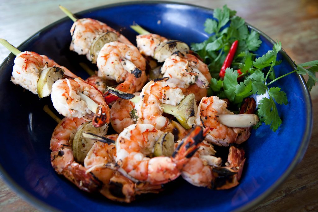 Fresh Grilled Prawns for Dinner | Surf Goddess - Surf, Yoga & Spa Retreats for Women | Image #19/23 | 