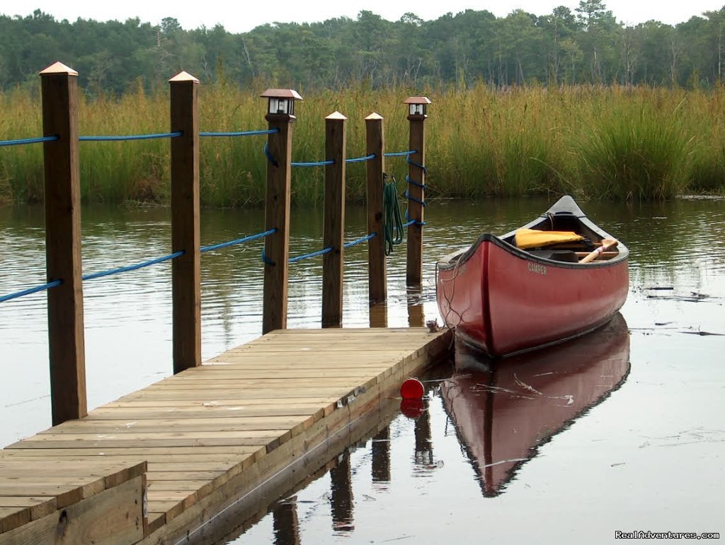 dock area on tidal creek  | The Dog Friendliest B+B at the Beach | Image #6/7 | 