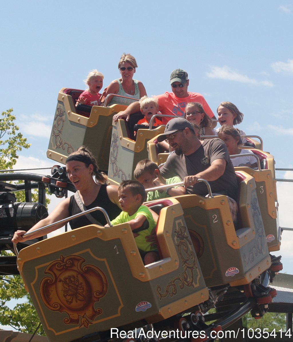 Take a ride on the Humpty Dumpty Roller Coaster | Wylie Park Campground & Storybook Land theme park | Image #6/11 | 