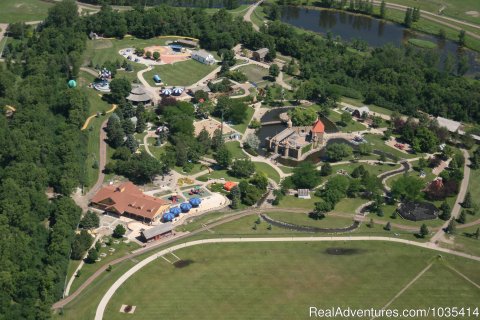 Aerial view of Storybook Land & the Land of Oz