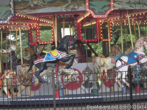 Take a ride on the Land of Oz Carousel