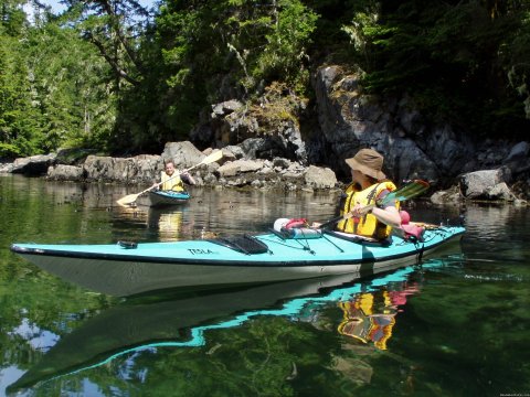 Quiet water in the lagoon