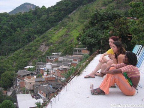 enjoying the views at pousada favelinha | A Real Adventure in Rio at Pousada Favelinha | Image #6/7 | 