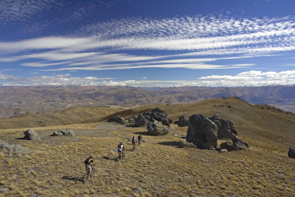 Fat tyre Mountain biking trail | Heli biking  Mountain biking  New Zealand | Arrowtown, New Zealand | Bike Tours | Image #1/4 | 