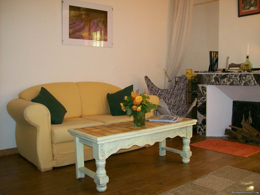 livingroom | fantastic mountain views ,1hr from Medievil cit'y | Image #4/9 | 