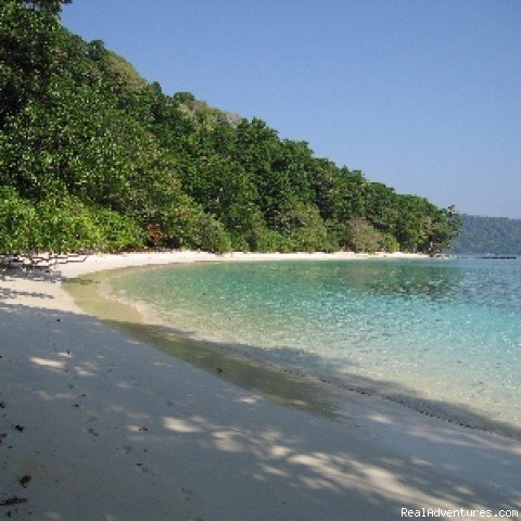 Beach No. 7 in front of the resort | Luxury Eco-Lodge in the Andaman Islands | Andaman & Nicobar Islands, India | Hotels & Resorts | Image #1/3 | 