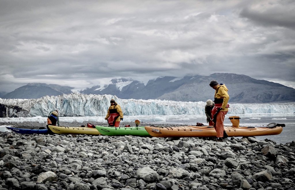 Columbia Glacier Face | Prince William Sound Sea Kayaking and Hiking Tours | Image #7/13 | 