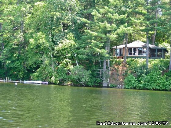 View from the water | Quiet Waterfront Thompson Lake, ME | Image #12/14 | 