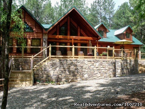 Leaping Lizard - 4 Bedroom Luxury Cabin | Resort Cabin Rentals near Beavers Bend State Park | Image #10/16 | 