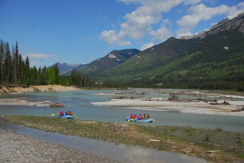 The stunning Kicking Horse Canyon