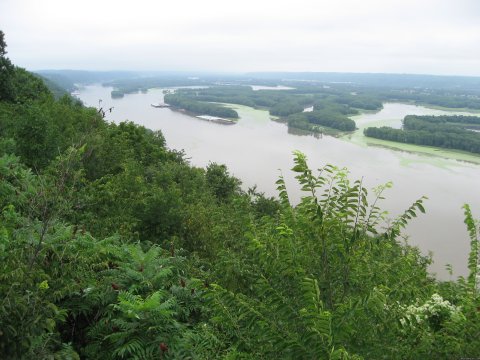 Mississippi River View from Pike's Peak