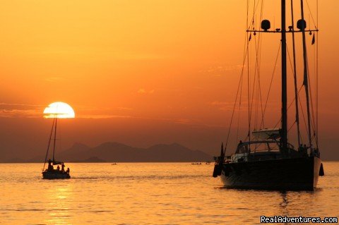 View on sunset from SUMMER apartment | Cavtat SUMMER self catering apartments | Image #16/16 | 