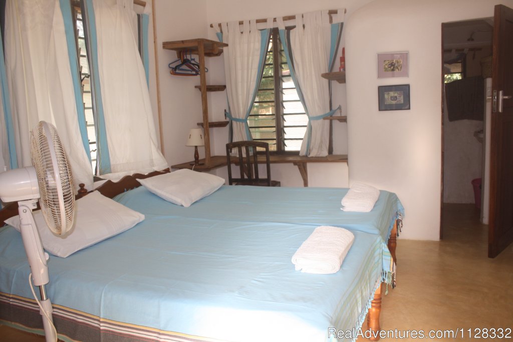 Our double blue themed room | Eco adventure at Watamu Kenya | Image #10/10 | 