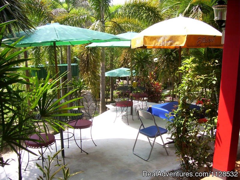 Garden Restaurant corner | Swiss Ticino Home Stay & Restaurant - Chiang Mai | Image #12/16 | 