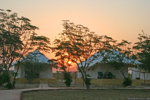 Sunset from the Tents